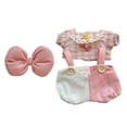 thumbnail image 3 of Ropa De Muñeca De 2xplaush Por 15 Cm Lindo Pantalón De Muñecas De Vestir Para Rosa, 3 of 8