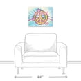 thumbnail image 3 of Creative Products Tie Dye Peace And Love 20x16 Canvas Wall Art, 3 of 5