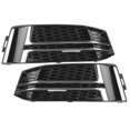 thumbnail image 1 of 2pcs Front Bumper Lower Grille Black 8W0807681F Replacement Fit for A4 S4 B9 2016-2018, 1 of 5