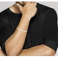 thumbnail image 5 of Miabella 925 Sterling Silver Italian Solid 4.5mm Flexible Flat Herringbone Link Chain Bracelet for Women Men, Made in Italy (Length 7 Inches), 5 of 7