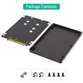 thumbnail image 4 of Dual M.2 B Clave NGFF SSD A 2.5 Adaptador SATA III 6GBPS Sin Controlador Con Recinto, 4 of 8