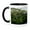 Black/White, variant on 3drose, Ecuador, Orellana, Napo River. Tall Jungle Trees on the Rio Napo, 11oz Two-tone Green Mug