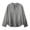 A1_Grey, variant on Womens Casual Gauze Button Neck Long Sleeve Oversized Gauze Shirts for Women Oversized Summer Gauze Tops Casual V Neck Button Long Sleeve Pullover Shirts Lightweight Loose Blouses Beige L