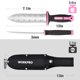 thumbnail image 3 of Cuchillo de jardín Hori Hori WORKPRO 7, hoja de acero inoxidable, color rosa, 3 of 7