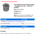 thumbnail image 2 of Front Alignment Caster Camber Bushing - Compatible with 1987 - 1998 Ford F-250 RWD - Moog, 2 of 2