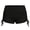 Black, variant on Women's High Waist Swim Shorts Ruched Side Tummy Control Yoga Beach Workout Navy M
