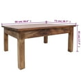 thumbnail image 4 of vidaXL Coffee Table Solid Reclaimed Wood 98x73x45 cm, 4 of 5