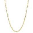 thumbnail image 3 of Solid 10K Yellow Gold Italy Cuban Curb Link Chain Necklace 8mm Wide 24 Long with Lobster Clasp, 3 of 3