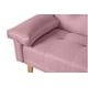 thumbnail image 4 of Sofá Cama de Lino Makora Palo de Rosa Modelo Hendrix Con Portavasos, 4 of 9