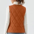 thumbnail image 5 of Women's Fleece Lined Sleeveless Vest Jacket, Stand Collar, Rose Gold, Size XXXL, 5 of 5