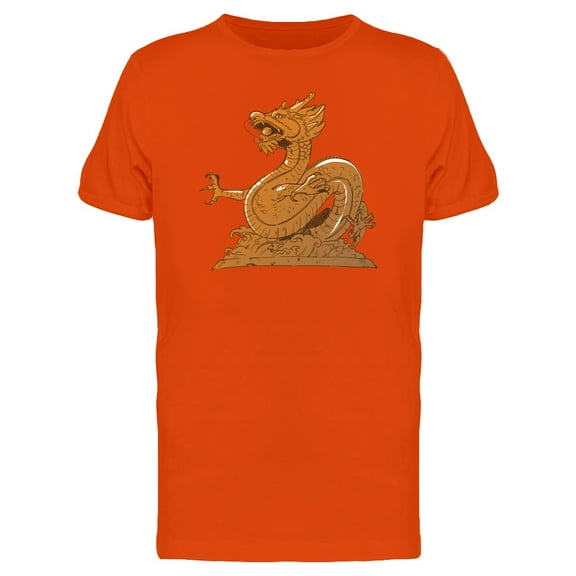 Vintage Chinese Dragon Statue Tee Men's -Image by Shutterstock