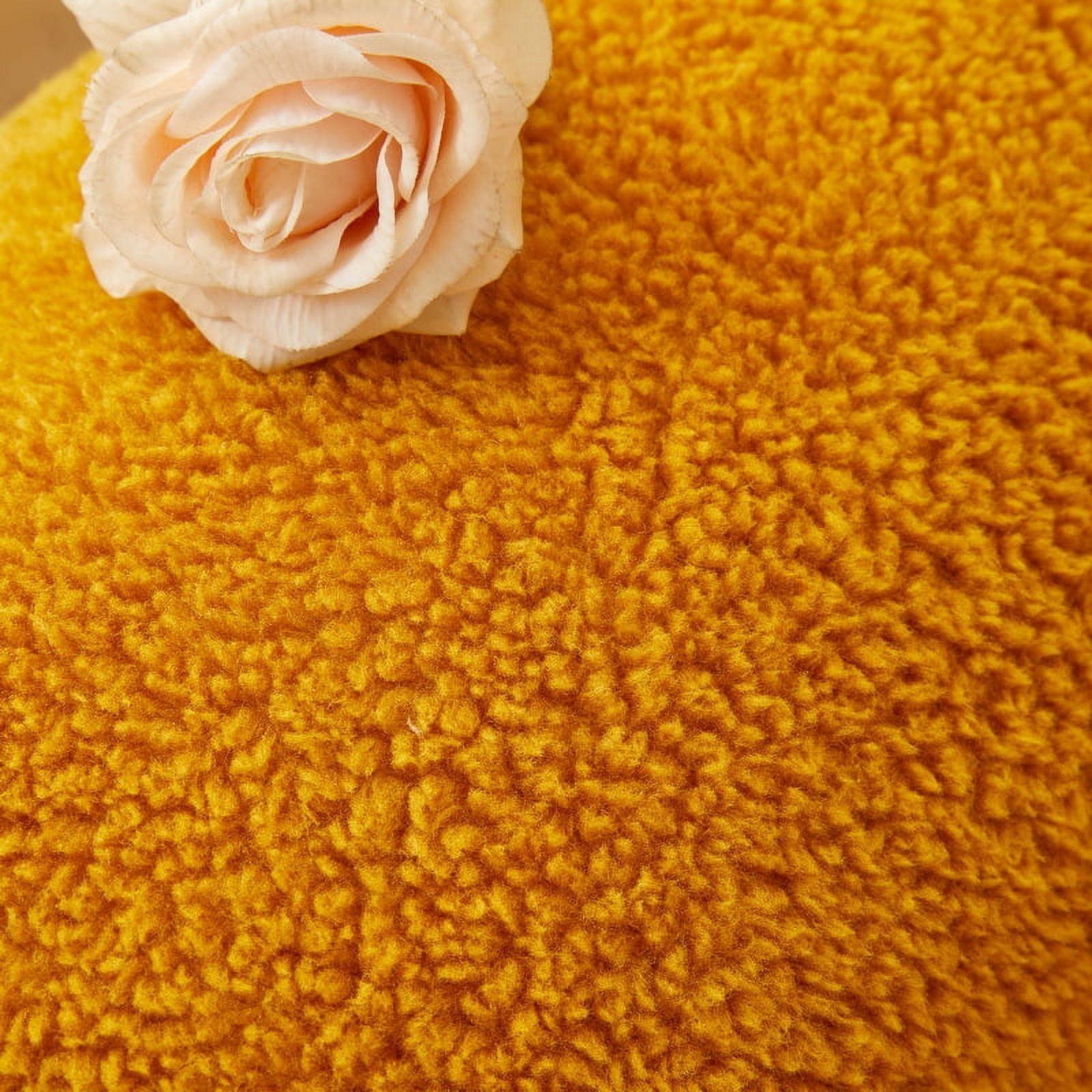 Nvzi-a Couch Cover Solid Colour Lamb Wool Sofa cushion 22.04*81.49inch Orange Reclining Chair Cover for Living Room Sofa Easy Fit Washable Furniture Sofa Protector