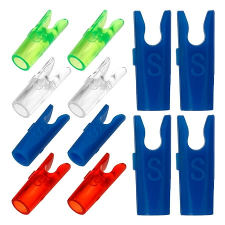 GOOHOCHY 40Pcs Arrow Nocks Outdoor Archery Nocks Hunting Arrow Nocks Tail for Archery Accessories
