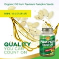 thumbnail image 4 of Nature's Life Pumpkin Seed Oil 1000 mg, Vegetarian | For Cardiovascular and Prostate Health Support | 90ct, 4 of 6
