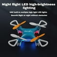 thumbnail image 3 of All-Ages Mini Drone with Easy Stunt Flights & 360° Tricks - Perfect Beginner-Friendly Flyer, One-Key Tricks, Mini Drone for Kids with LED & Altitude Hold & Propeller Protection For In/Outdoor (Black), 3 of 8