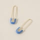 thumbnail image 2 of 1 par de pendientes con pasador, pendientes llamativos, joyería para mujer, joyería con dije de imperdible para niñas y mujeres., 2 of 7