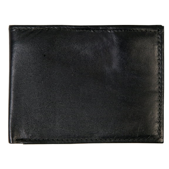 Hot Leathers WLD1005 Black Leather Bi-Fold Wallet One Size