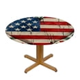 thumbnail image 3 of WYYP Heart Leaves Americo Makk Round Tablecloth 100% Polyester Fiber Table Cloth White, 3 of 8