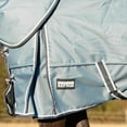 thumbnail image 5 of Poplar Head Refuge 1200 Denier Turnout Blanket with Detachable Neck, 360 Gram, Hamilton Blue, 75", 5 of 6