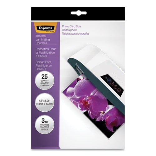 Laminating Pouches, 3 mil, 4.5 Laminating Pouches, 3 mil, 4.5