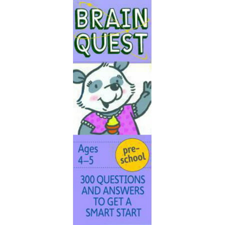 Brain Quest Decks: Brain Quest Preschool, Revised 4th Edition: 300 Questions and Answers to Get a Smart Start