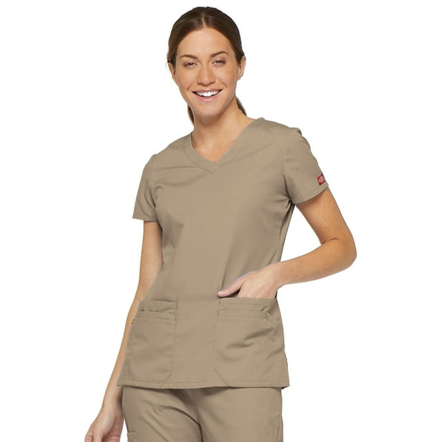 Dickies EDS Signature Scrubs Top for Women VNeck 85906
