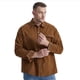 thumbnail image 5 of Camisa de franela de algodón para hombre, camisa casual de manga larga con botones, camisas cepilladas suaves para exteriores (marrón) Zhivalor BST3003099-3, 5 of 6