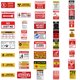 thumbnail image 4 of Pegatinas, 75 unidades por lote, advertencias, etiquetas de seguridad, señales de advertencia, 4 of 4