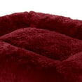 thumbnail image 5 of Vibrant Life Furry Bolster Large Pet Bed, Red, 36" x 27", 5 of 6