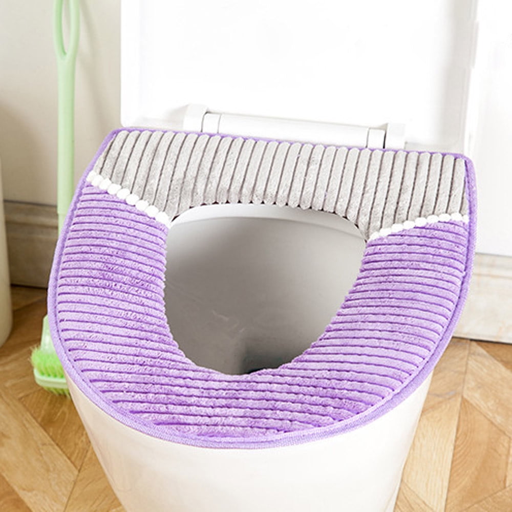Toilet Cover Seat Lid Pad Bathroom Protector Closestool Soft Warmer Accessories