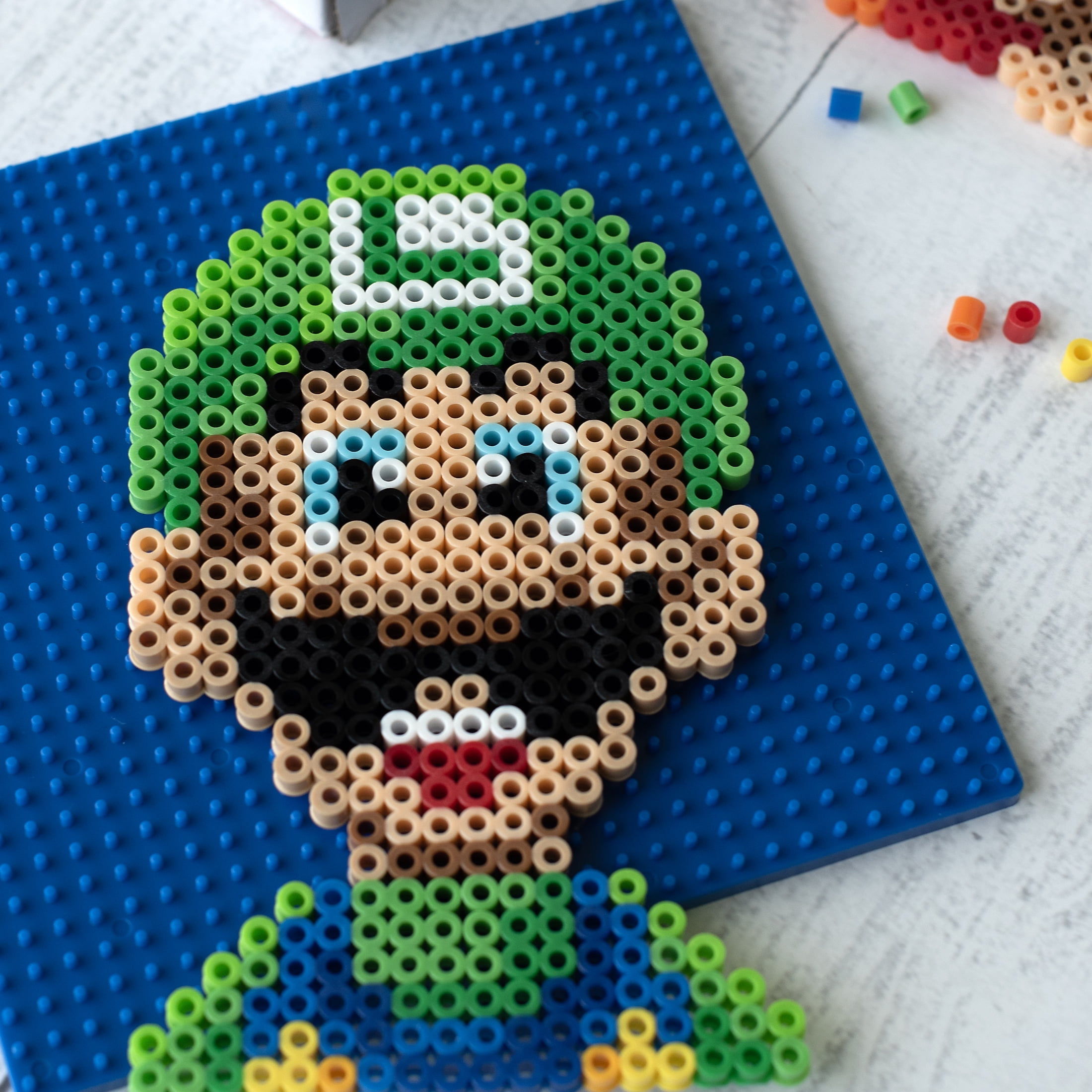 Nintendo Super Mario Fused Bead Deluxe Box Kit by Perler, 4385 pieces, multicolor, ages 6 and up