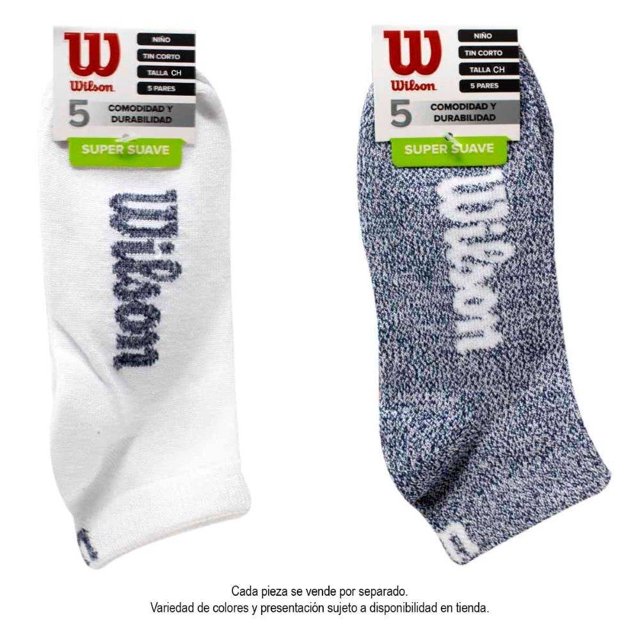 Tin Wilson para Niño, Multicolor 5 Pares Talla M