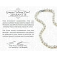 thumbnail image 6 of The Pearl Source 14K Gold 8.0-8.5mm AAA Quality Round Genuine White Japanese Akoya Saltwater Cultured Pearl Necklace in 17" Princess Length, 6 of 6