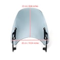 thumbnail image 3 of ABS Motorcycle Windshield WindScreen for Triumph Speed Twin 1200 2019-2021 Gray, 3 of 10