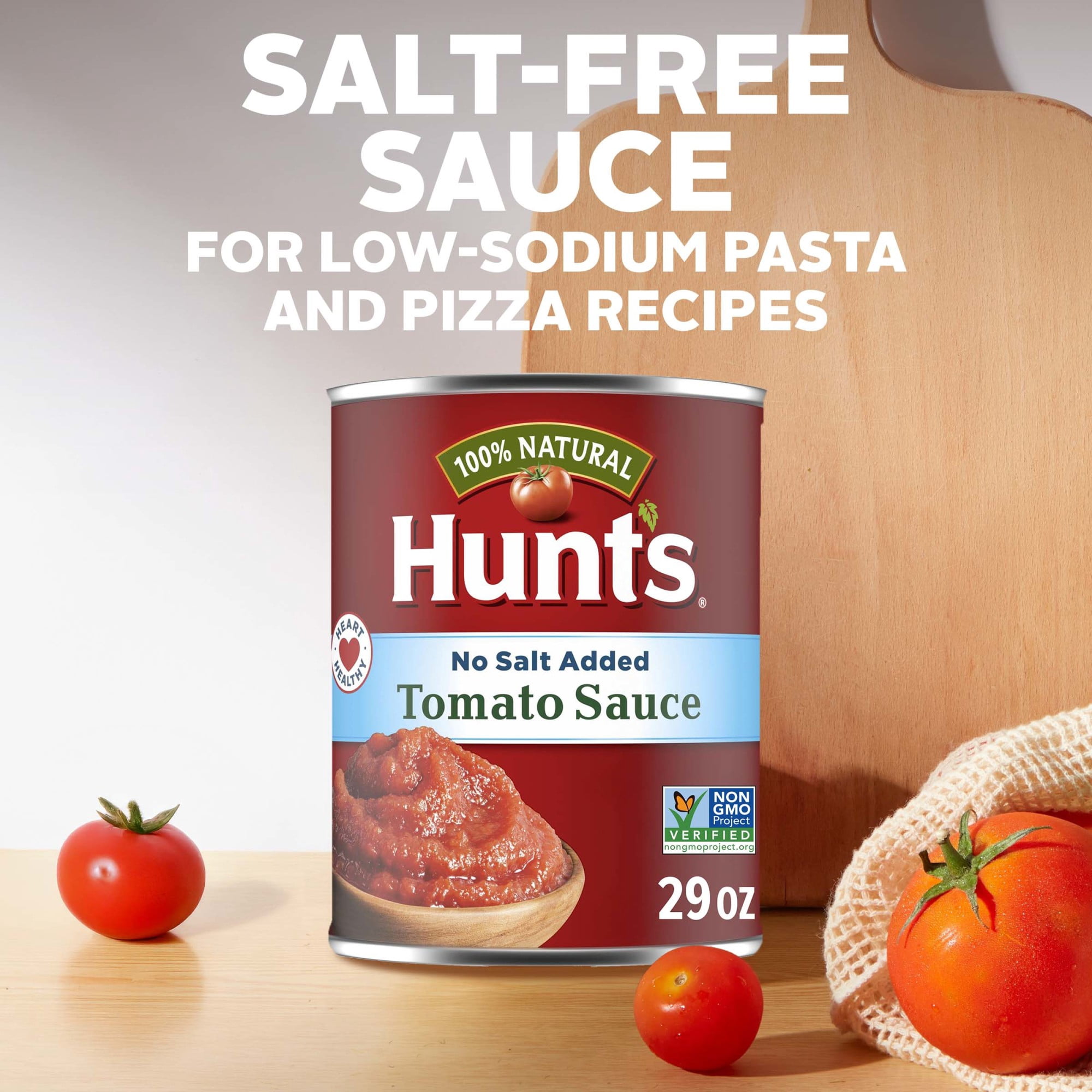 Hunt’s No Salt Added Tomato Sauce, Perfect for Chili & Soups, 29 oz. Can