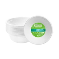 Compostable 16 oz Molded Fiber Bowls Value Pack