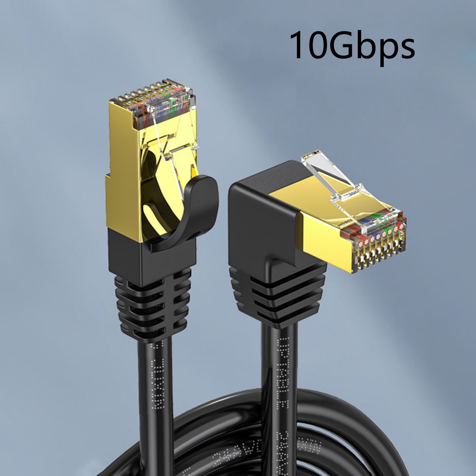 Category 8 Cat8 Ethernet Networking Cable Fast Speed 10Gbps Data Transfer Flat Cable with RJ45 for Routers Modem