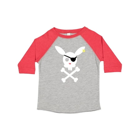 

Inktastic Cute Easter Pirate Bunny with Eyepatch and Earring Gift Toddler Boy or Toddler Girl T-Shirt