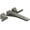 Lumicoat Black Stainless, variant on Delta T5743-SS-PR-WL Trillian Double Handle Wall Mounted Tub Filler Trim - Lumicoat
