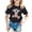 Black, variant on Toddler Girls Short Sleeve Tee Shirts Children's Casual Fashion Print Round Neck T Shirt Size 2-3T ,Black