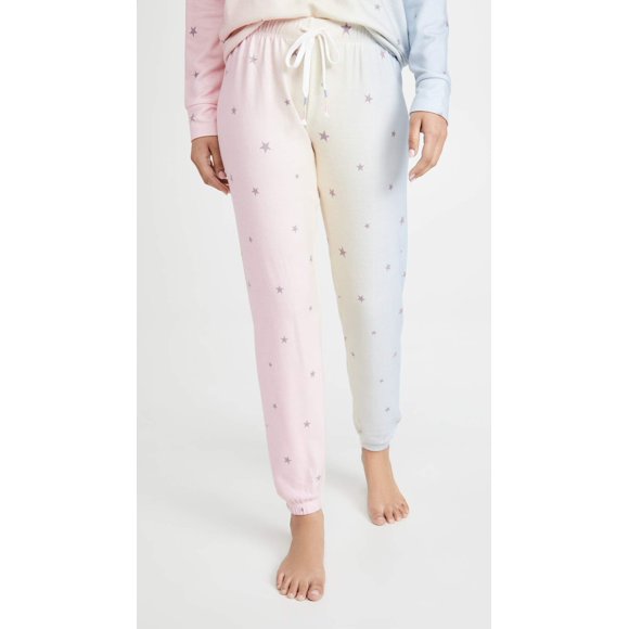 PJ Salvage Women's Loungewear Peachy Party Banded Pant, Multi, L