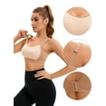 thumbnail image 3 of Unique Bargains Women's Adjustable Straps Bras Fixed Cup U Back Sports Bras S Beige, 3 of 6