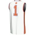 thumbnail image 3 of Men's GameDay Greats #1  White Clemson Tigers  Lightweight Basketball Jersey, 3 of 4