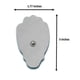 thumbnail image 3 of Tens/ems Unit 20 Snap Tens Unit Electrode Pads Large Premium Replacement Tens Electrodes Reusable Up To 25 Times Per Electrode Med X Tens, 3 of 4