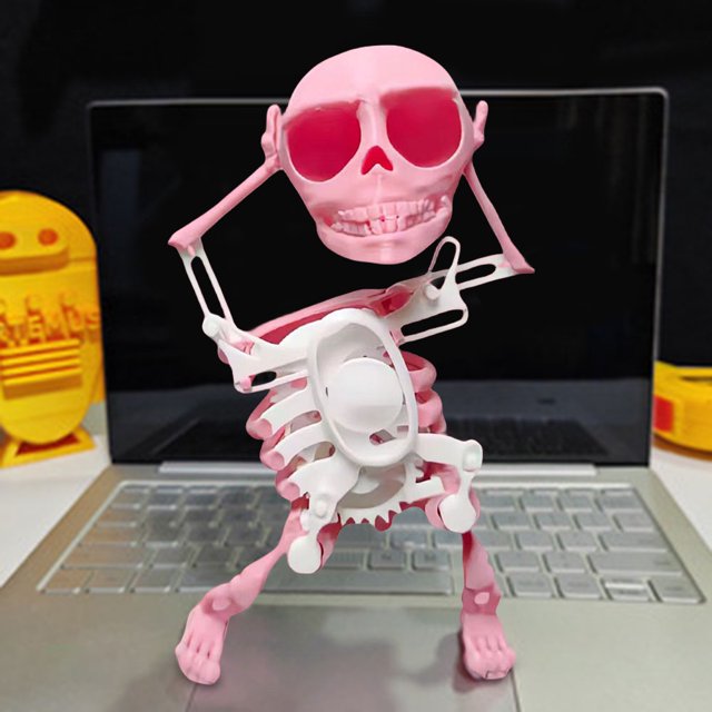 Juguete de esqueleto bailando impreso en 3D Juguete de esqueleto bailando para niños mayores de 6 años (pequeño)
