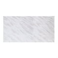 thumbnail image 2 of ACME Zander Dining Table in White Printed Faux Marble and Mirrored Silver, 2 of 5