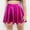 Hot Pink, variant on OGLCCG Girls Shiny Mini Skirts Elastic Waist Sparkle A-Line Pleated Flared Skater Skirt Belly Dance Flared Skirts Rave Disco Metallic Skirt 4-14 Years