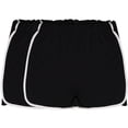 thumbnail image 4 of MIUOWANP 2-Pack Women's Shorts with Pockets Solid Color High Waisted Split Sports Shorts Lightweight Hot Pants Size XXL(12)Black, 4 of 4