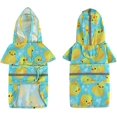 thumbnail image 5 of Xiao Hua Chubasquero reflectante para perros con capucha y orificio para arnés, impermeable, para perros pequeños, medianos y cachorros (extragrande, pato), 5 of 5
