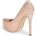 thumbnail image 6 of Lauren Lorraine VAnna5 Rose Gold Platform Pump Embellished Shimmering Crystal (5.5), 6 of 6